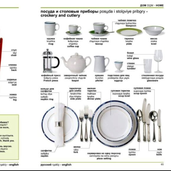 NWT DK Russian-English Bilingual Visual Dictionary Softcover - Picture 4 of 11